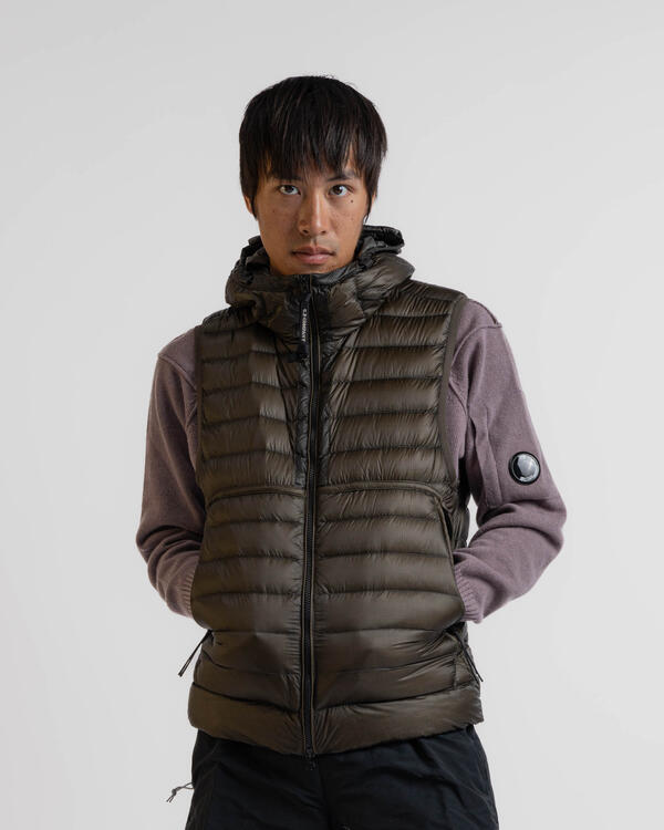 C.P. Company D.D. SHELL GOGGLE DOWN VEST | 17CMOW074A006099A-674